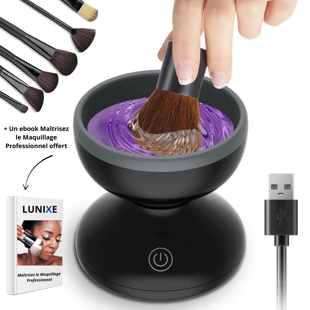 Nettoyant électrique pour pinceaux de maquillage