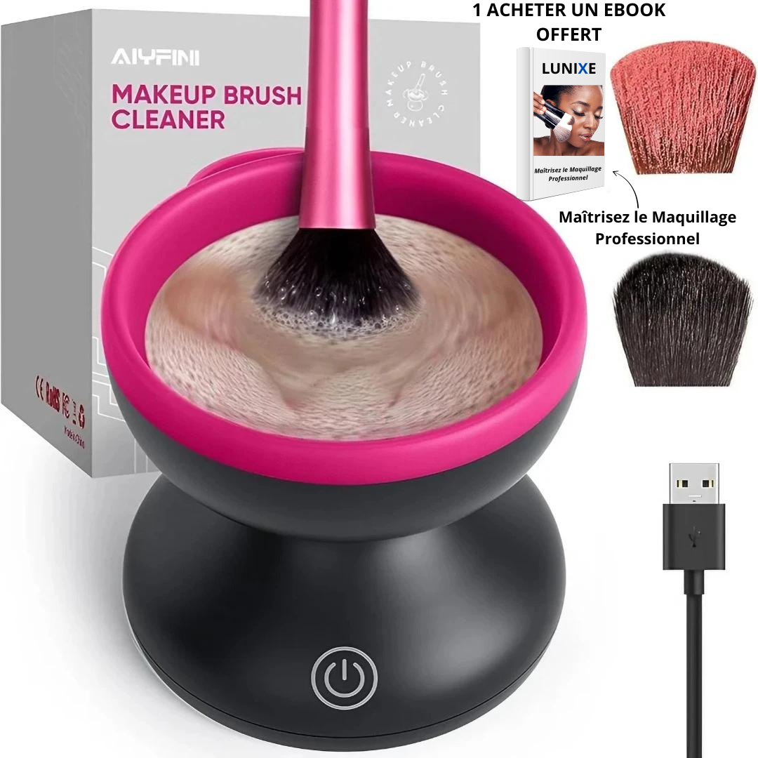 Nettoyant électrique pour pinceaux de maquillage