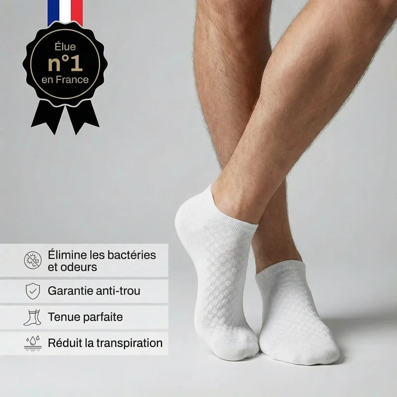 CHAUSSETTES ALESSIO BASSES EN FIBRE DE BAMBOU PREMIUM